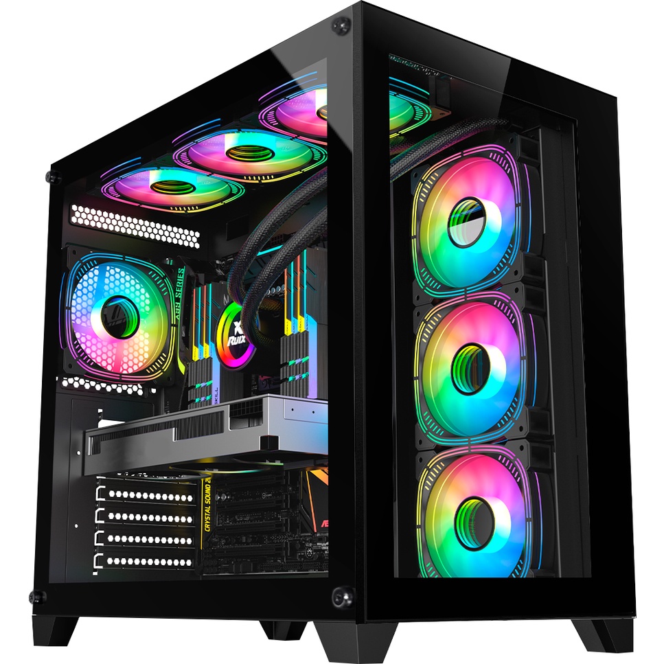 Gabinete Gamer K-mex Aquário Space ATX CG-P2R4 Sem Fans