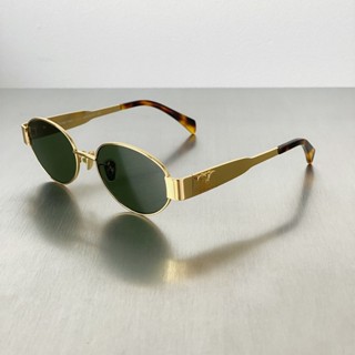 Óculos De Sol Celin Cat Eye Ovais Vintage Femininos Com Armação Metálica