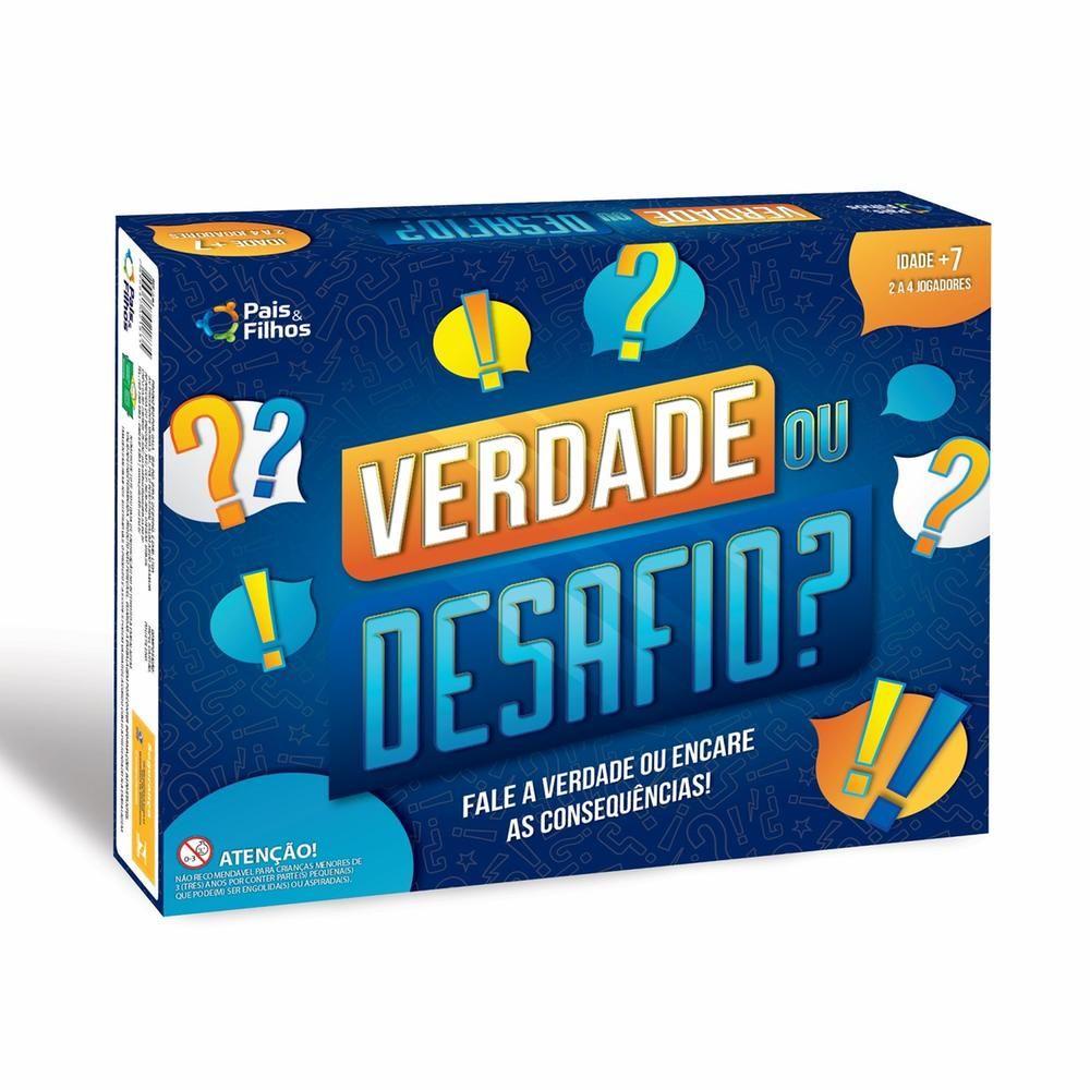 Jogo Verdade ou Desafio – Pais e Filhos em Oferta na Shopee