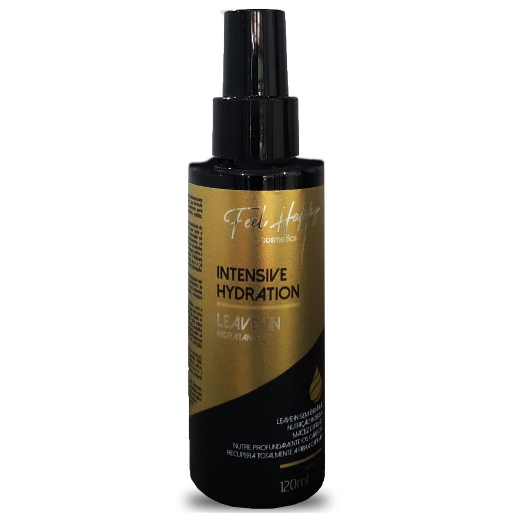 Finalizador Reparador Leave in Intensive Hydration 120ml Feel Happy