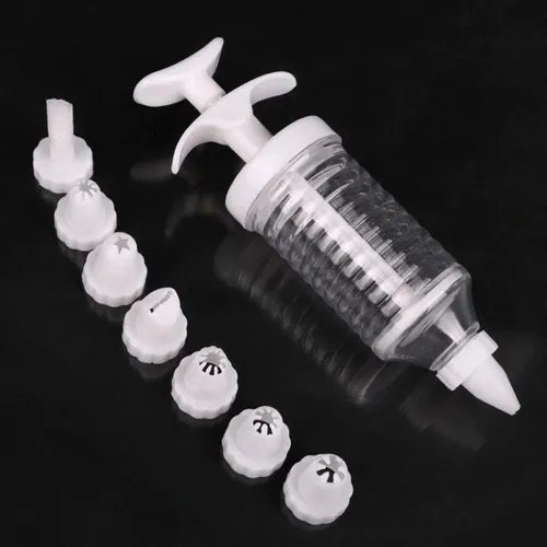 Kit Confeiteiro Decorador Para Bolos Bisnaga com 8 Bicos - DECB-02 em Oferta na Shopee