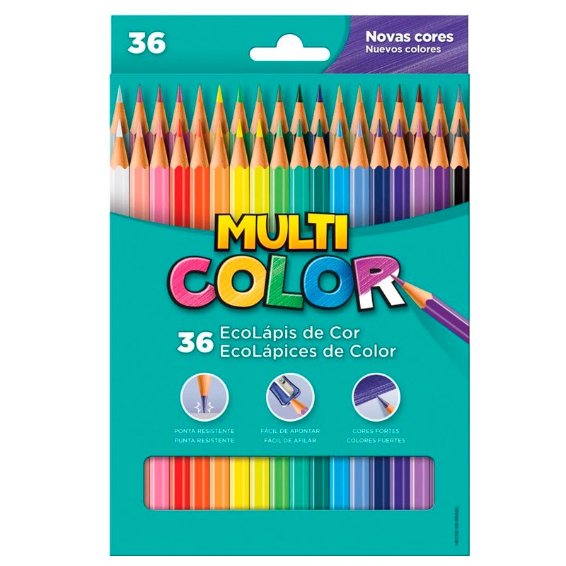 Lápis de cor 36 cores 11.3600N Multicolor - Stationery