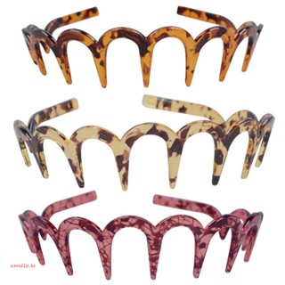 nava Tooth Hair Comb Penteado De Dente Marrom Estável U Fita De Cabelo Tiara Jóias