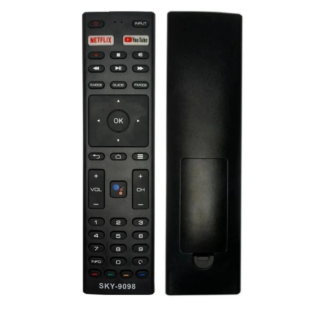 Controle Remoto Compativel Jvc Smart Tv 4k Netflix Youtube 9098 em Oferta na Shopee