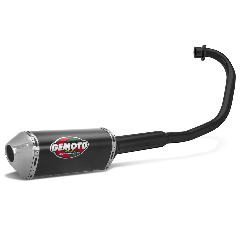 Escapamento Gemoto Racing 3 Trioval [Curva Preta] Fan 125 Ks/Es 2009/15 em Oferta na Shopee