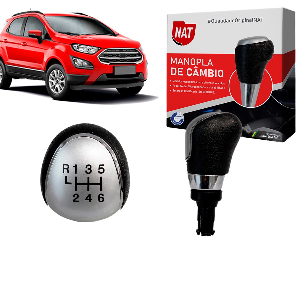 Manopla de Câmbio Ford Ecosport 2013 Até 2019 C/ 6 Marchas em Oferta na Shopee