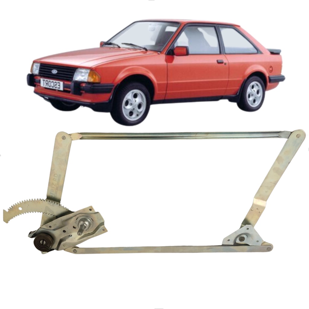 Máquina Vidro Escort Manual 1987 Até 1996 Lado Esquerdo