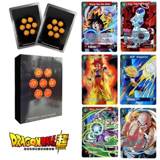 Kit de Cartas Dragon Ball Bolas De Dragão Filho Goku Saiyan TCG Coleção Proxy Raros Anime Battle Card Kids Toy s Gift