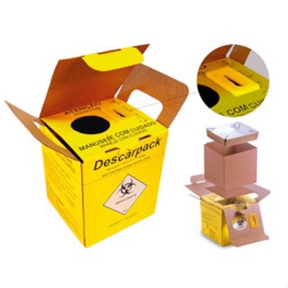 Caixa Coletora de Material Perfuro Cortante 1,5L - Descarpack