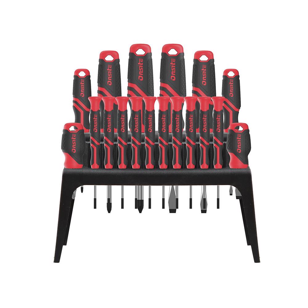 Jogo Chaves Fenda/Phillips/Torx Cromo Vanádio 18 Pçs Onsite em Oferta na Shopee