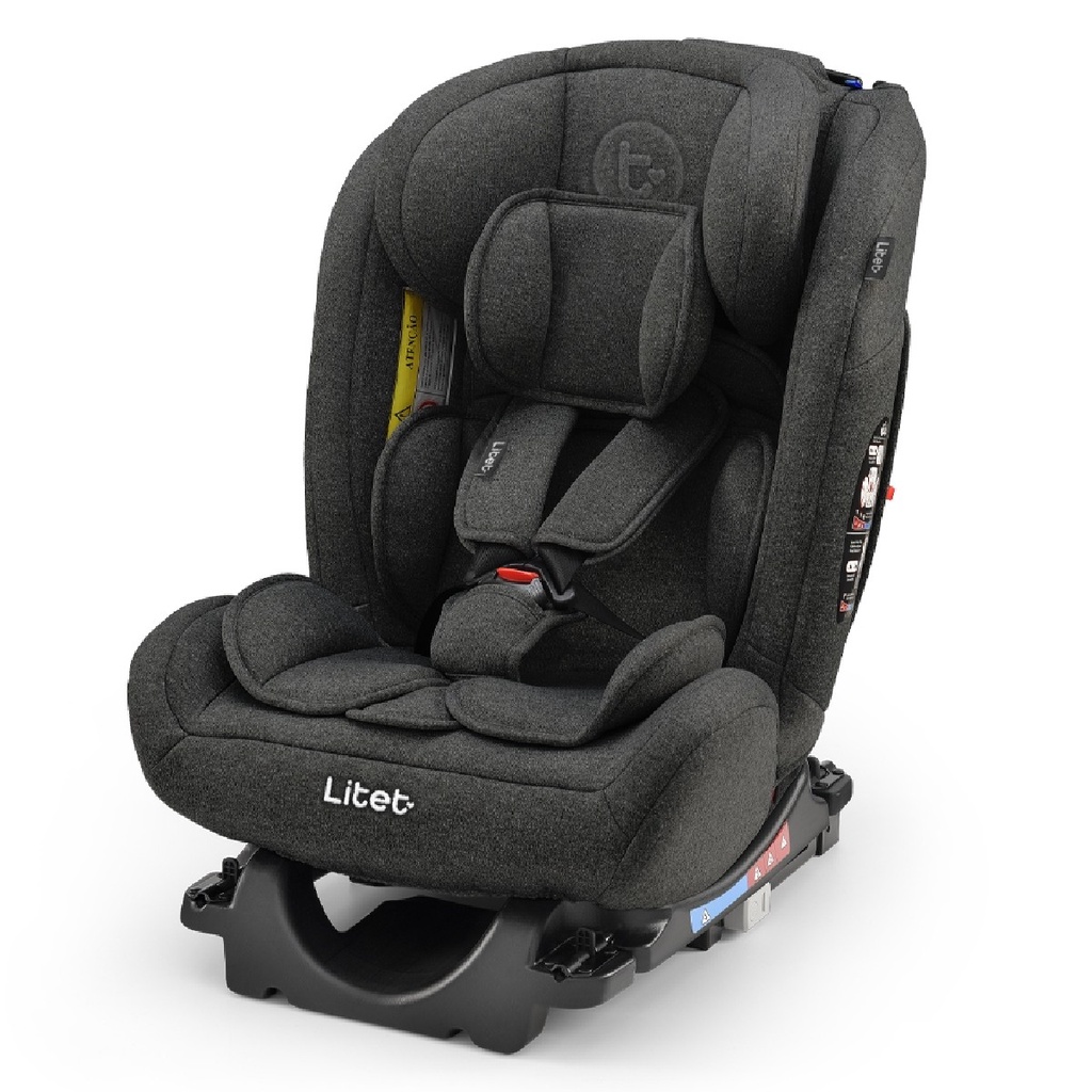 Cadeira de Carro Infantil All Stages 2.0 Isofix Preto Litet(APENAS PARA ISOFIX)