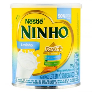 Leite em Pó Instantâneo Semidesnatado Levinho Forti+ Lata Ninho 350g