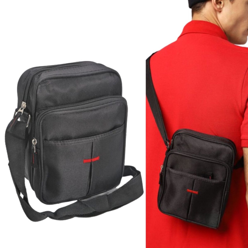 Bolsa Bag Shoulder  Lateral Transversal Masculina Shoulder Bag Mini Bag em Oferta na Shopee