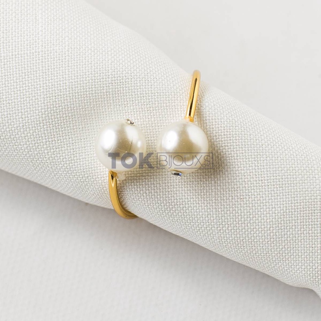 Kit Completo - 200 Porta Guardanapo Pérola - Dourado em Oferta na Shopee