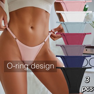 3Pcs/set Calcinha De Algodão Para Mulher Cintura Baixa M-2XL Feminina Lingerie Macia Nova