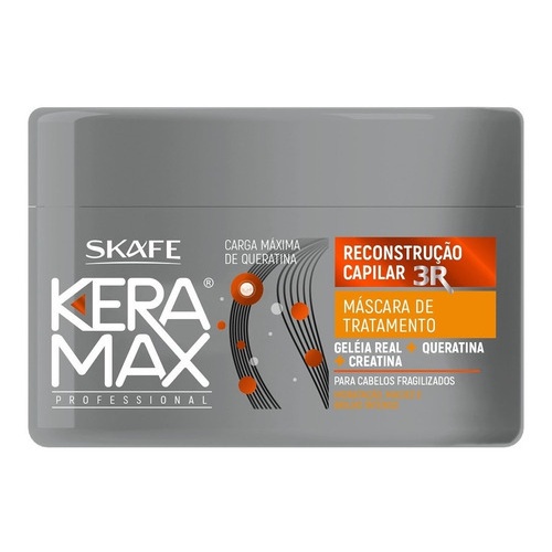 MASCARA DE TRATAMENTO KERAMAX RECONSTRUCAO CAPILAR 350G