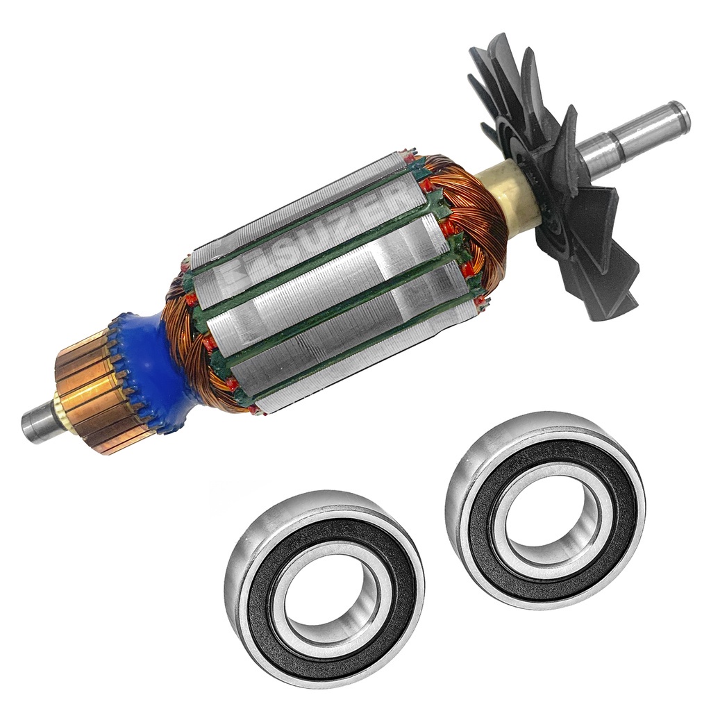 Induzido + Rolamento P/ Serra Marmore 4100nh 220v