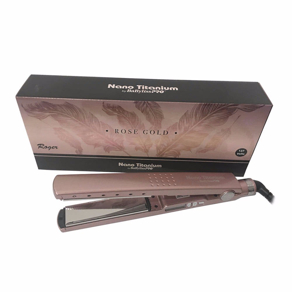 Prancha Nano Titanium Babyliss Pro Rose Gold 450ºf