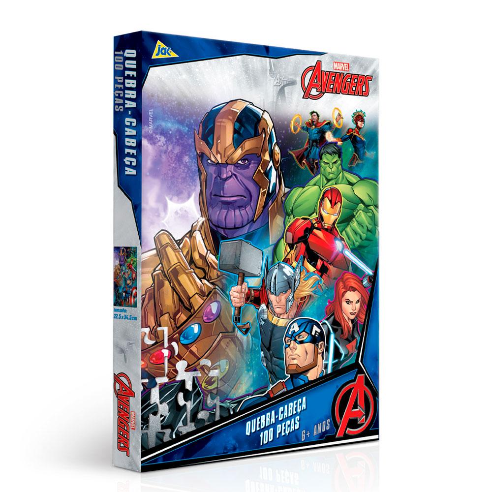 Quebra-Cabeça Os Vingadores 100 Peças - Toyster em Oferta na Shopee