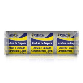 ATADURA DE CREPE 12 CM X 1,8 M-POLAR FIX  PCT C/12 UNIDADES em Oferta na Shopee