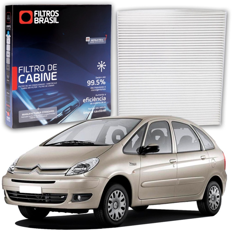 Filtro Cabine Ar Condicionado Citroen XSara Picasso 1.6 16V Exclusive GLX GX 1999>2010>] Para Carro em Oferta na Shopee