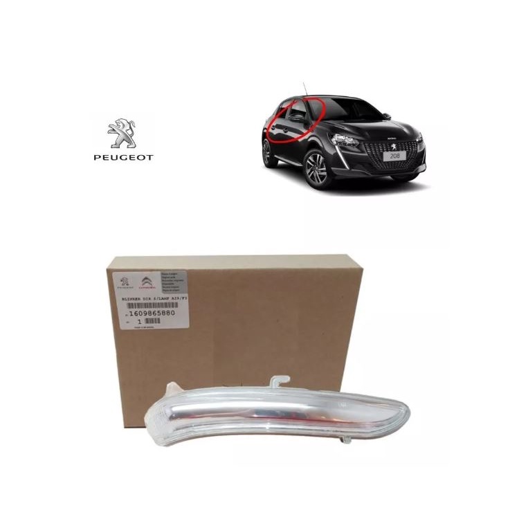 Pisca Retrovisor C4 Cactus Peugeot 208 Peugeot  2008 Direito 1609865880