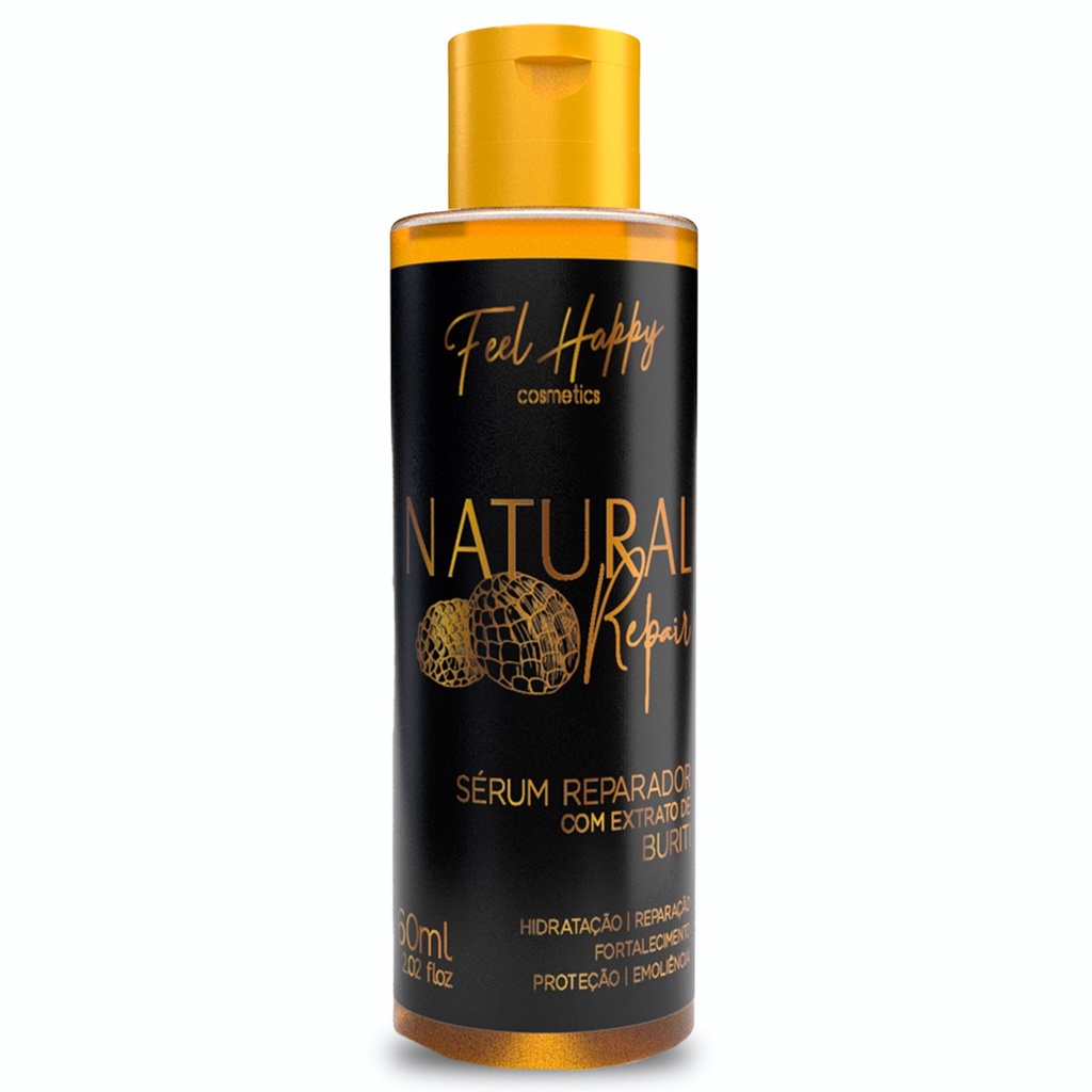 Finalizador e Reparador de Pontas Buriti 60ml Feel Happy