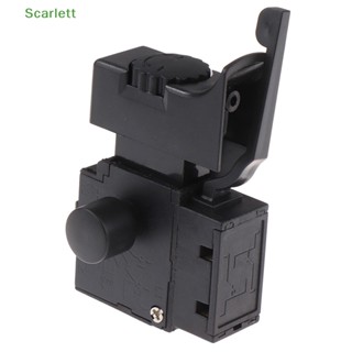 [FA2-6/1BEK Preto 6a 250v Interruptor De Botão De Gatilho De Controle De Velocidade Da Broca Elétrica [Preferido]