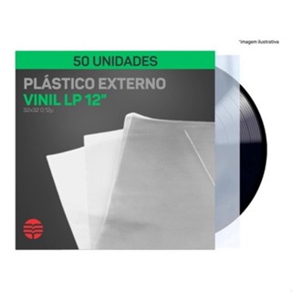 Plastico Vinil Lp Externo 0,12 - 50 Unidades