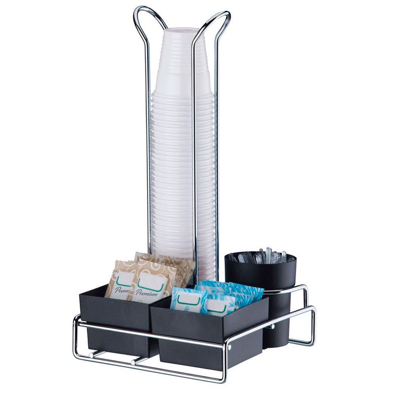 Organizador de copos descartáveis 50/80ml c/ sachês e mexedor 1151 Future