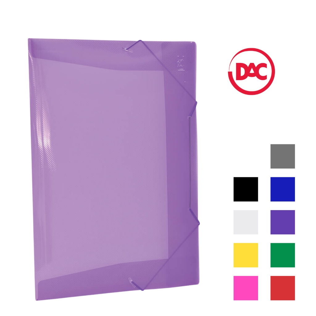 Pasta Aba Elástica DAC Ofício Sem Lombo - Unidade/Kit com 3/ Kit com 5 em Oferta na Shopee