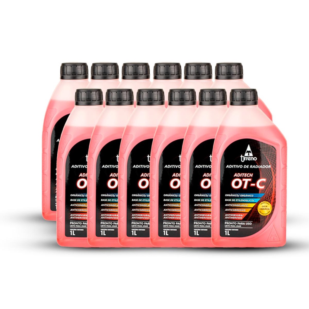 Kit Aditivo Radiador Pronto Uso OT-C Homologado 12 unds