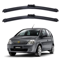 Par Palheta Limpador Para-brisa Dianteiro GM Para Carro Chevrolet Meriva 2002 A 2003 Kit