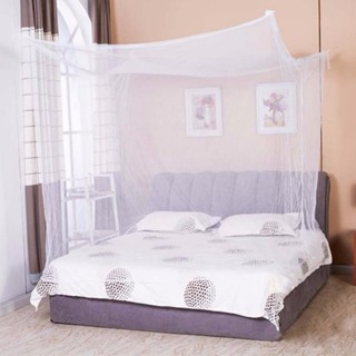 Summer 4 Corners Mosquiteiro Rede Princesa Pôster De Renda De Cama Tamanhos Completos Preta Decoração