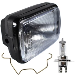 Farol completo CG125 Titan Today 1989 a 1999 aro preto com lâmpada