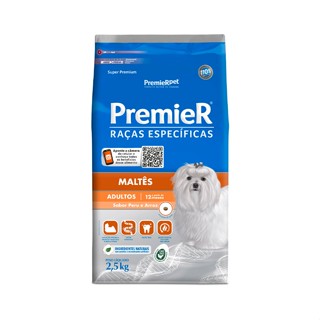 Ração Premier Raças Específicas Maltês Cães Adultos 2,5kg