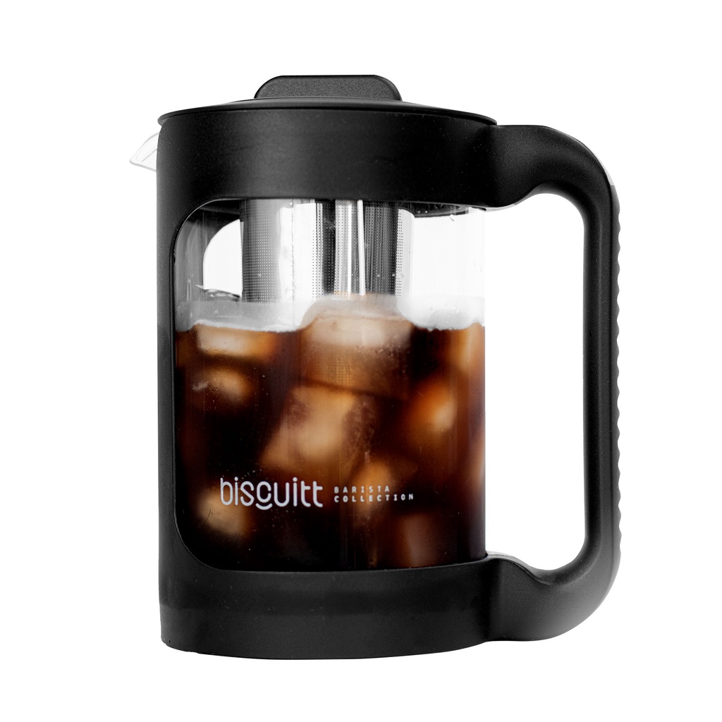 Cafeteira Cold Brew Infusor Café Chá Gelado Quente Biscuitt Infusion 1,5L Barista Collection em Oferta na Shopee