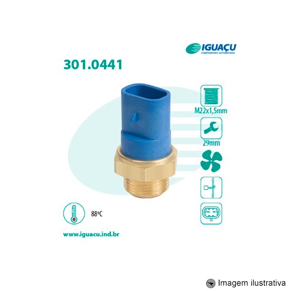 Termo Interruptor do Radiador Cebolão Vectra 2.0 / Astra 2.0 94 / 96