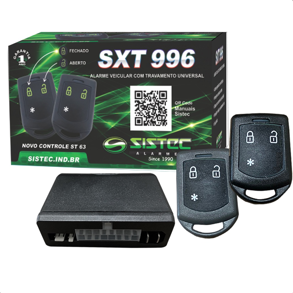 Alarme Automotivo Carro Sistec Sxt 996 - Spare Parts and Accessories for Vehicles