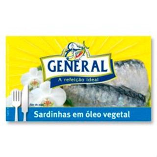 Sardinha em Óleo Vegetal GeneralLata 125g
