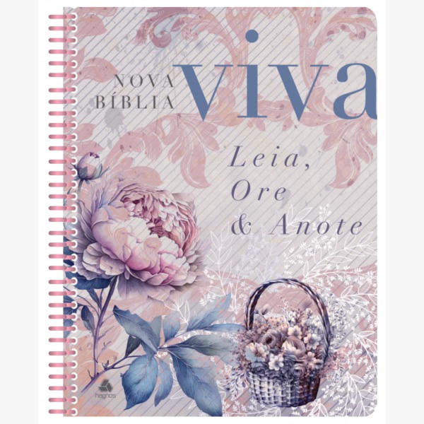 Nova Bíblia Viva Com Espaço para Anotação | Letra Normal | Capa Espiral | Colheita Abundante