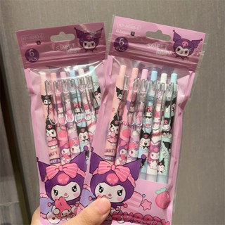 Desenho Animado Animação Kuromi Press Caneta Rollerball De Tinta Preta Escrita Estudante Papelaria