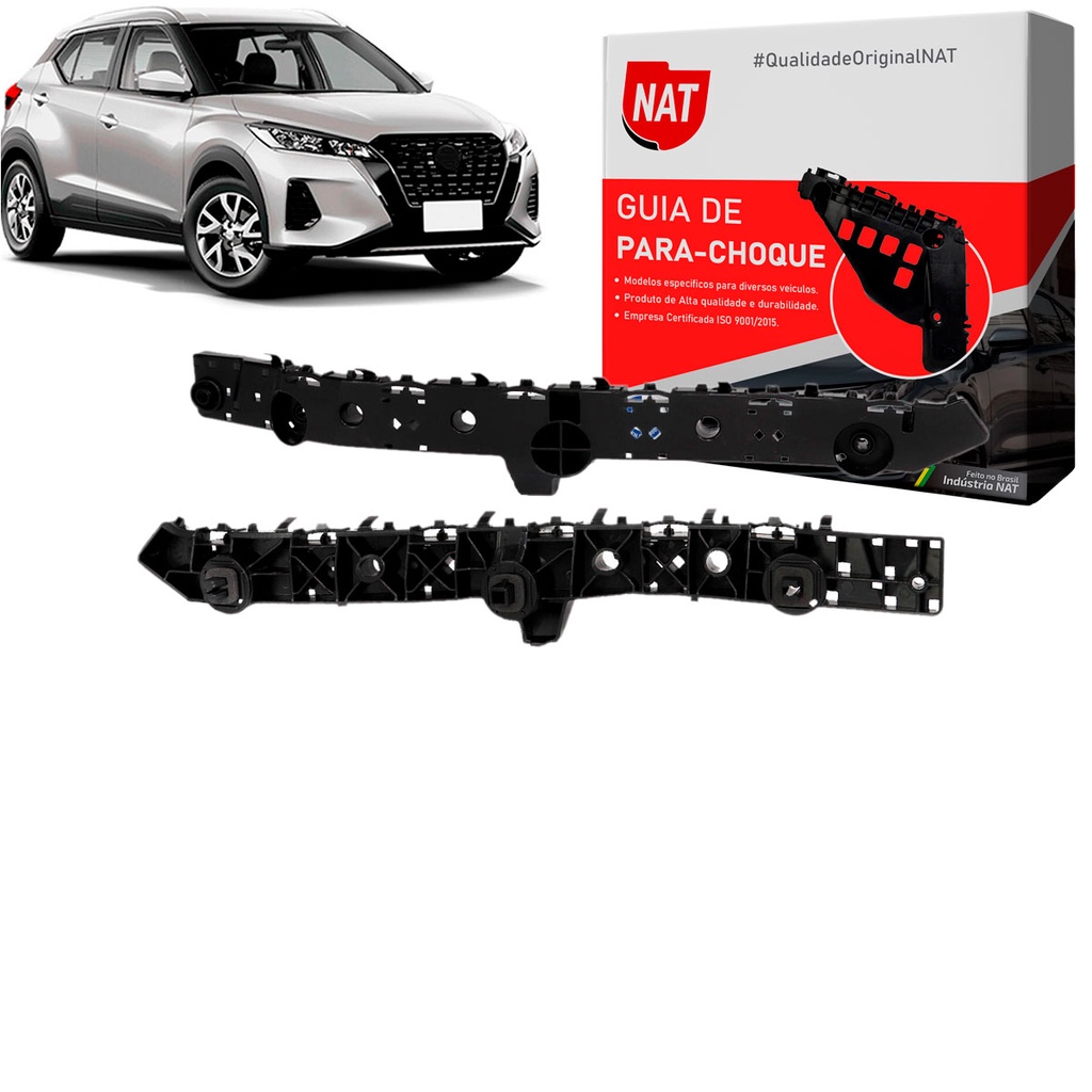 Suporte Guia Parachoque Kicks 2016 Até 2021 Traseiro em Oferta na Shopee