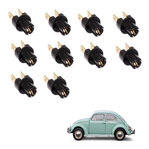 Kit C/10 Soquetes Lampada Painel Fusca Fafa / Itamar em Oferta na Shopee