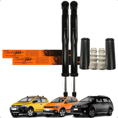 Kit Amortecedor Traseiro Cofap Batente Coifa Crossfox Spacecross - Spare Parts and Accessories for Vehicles