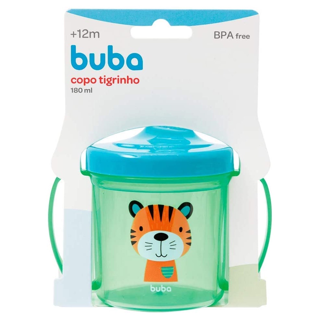 Copo de Treinamento Tigrinho 180ML - 12634 Buba