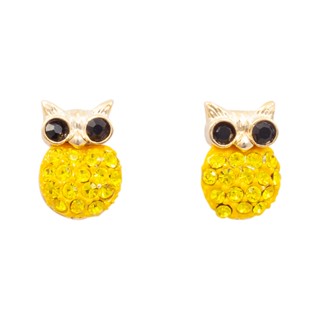 Brinco Strass Coruja BC2683