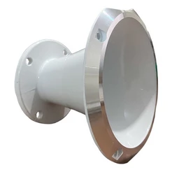 BOCAL DE ALUMINIO MODELO 1450 COM FLANGE BRANCA