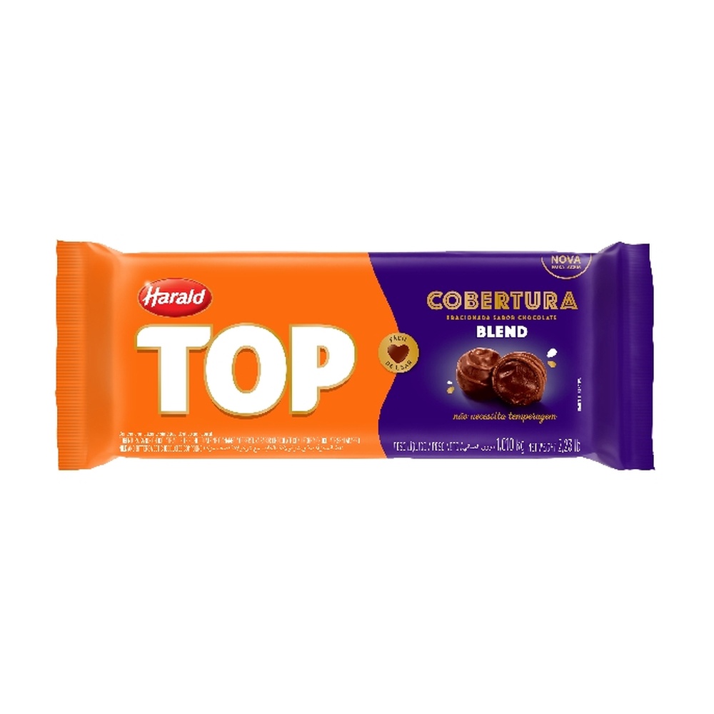 Cobertura Harald Top Barra 1,01kg Blend em Oferta na Shopee