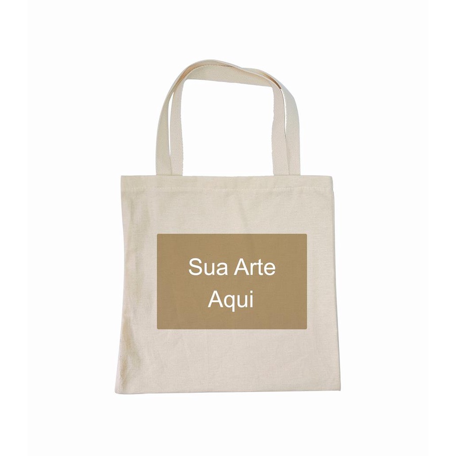 Ecobag Sacola Personalizada 37x37 Cm Ecológicas 100% Algodão